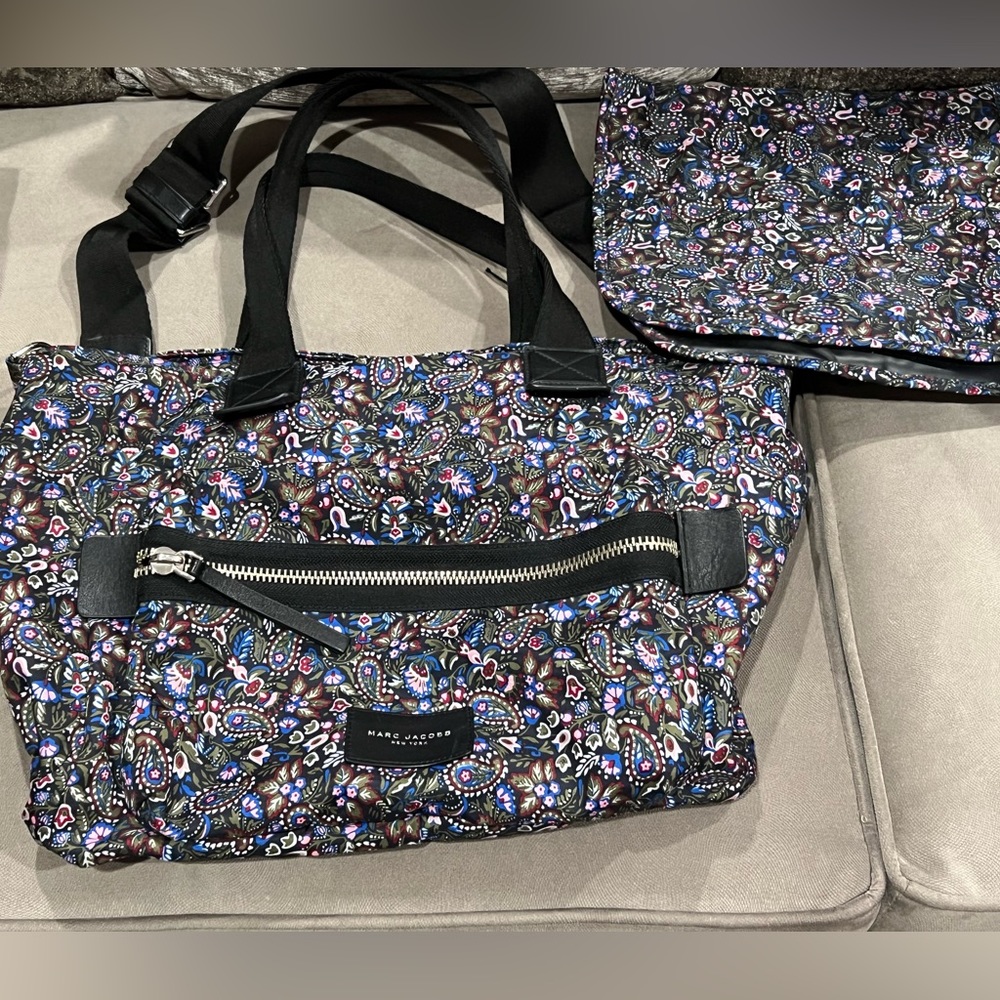 Marc Jacobs Garden Paisley nylon Baby Bag